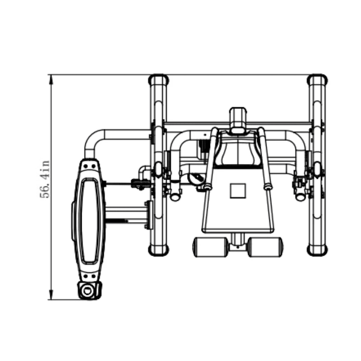 Kodiak Echo Plate Commercial Seated Ab Crunch Machine 34015