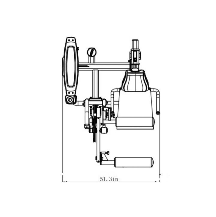 Kodiak Echo Plate Commercial Leg Extension 34003