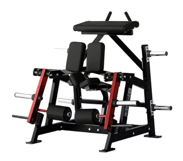 Echo Kodiak H27 Iso-Lateral Kneeling Leg Curl Machine—padded supports for hamstrings, perfect for plate workouts.