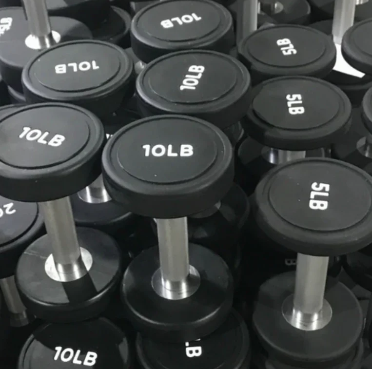 Urethane Dumbbells Round various sizes and weights